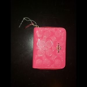 Pink coach wallet